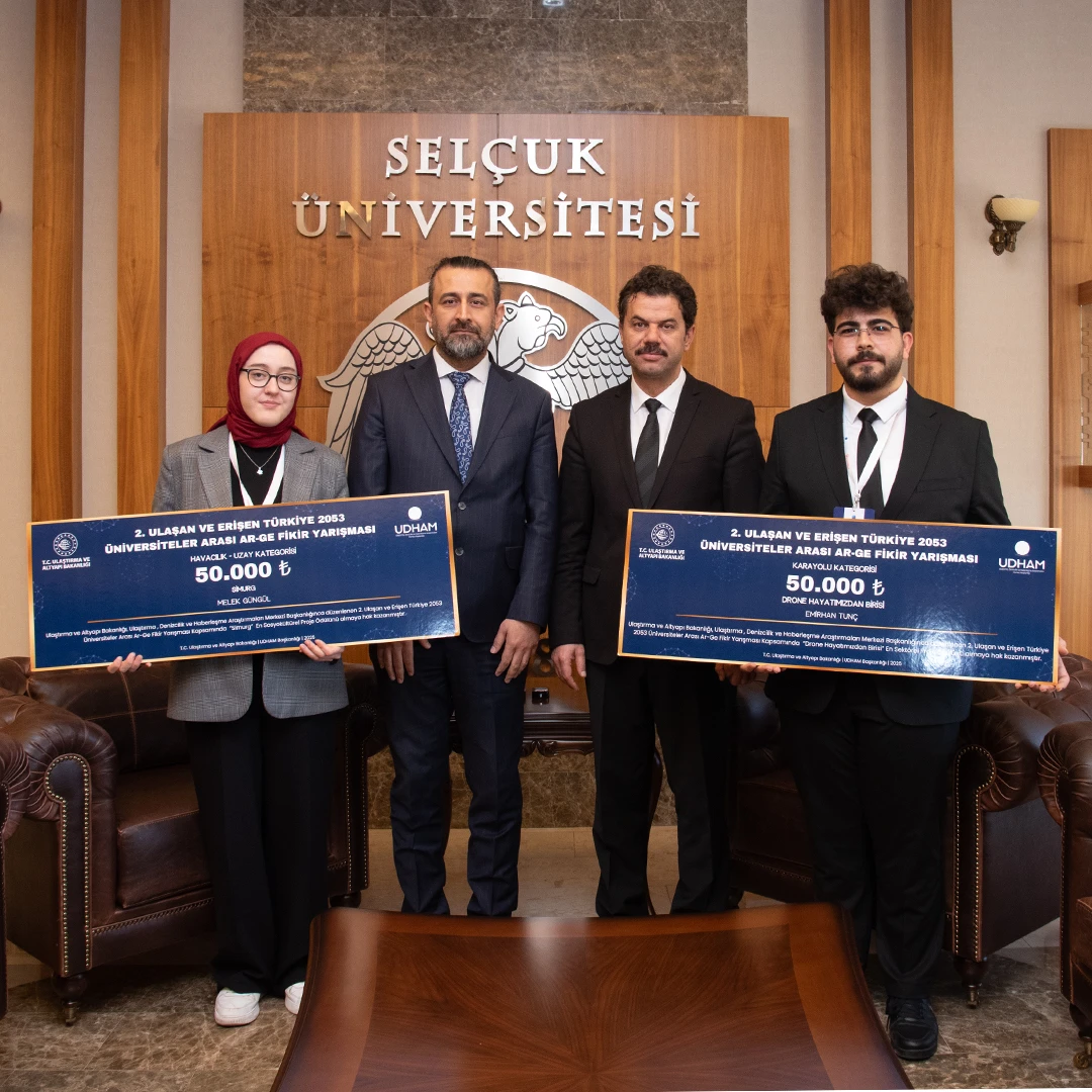 Selçuk Üniversitesi, UDHAM Başkanlığı Fikir Yarışması’nda 2 ödülün sahibi